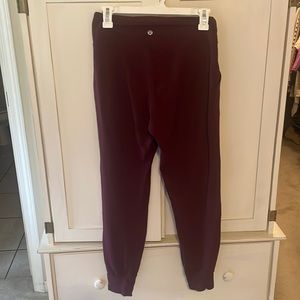 Lululemon Align Joggers- size 6.  Burgundy